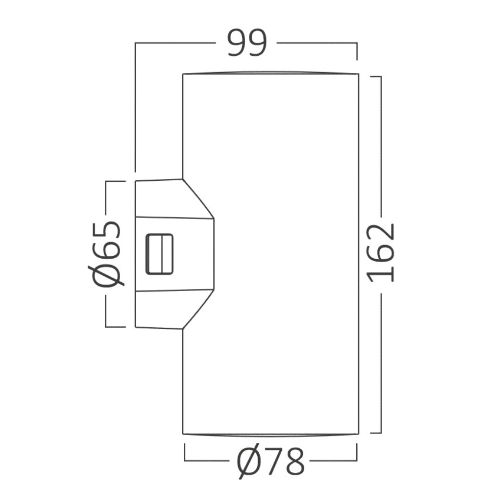 Applique extérieure VEKTA-D2 blanc 2x9W 3en1 IP65 – Image 6