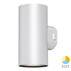 Applique extérieure VEKTA-D2 blanc 2x9W 3en1 IP65