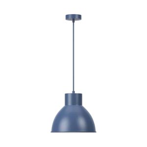 Suspension décorative 1xE27 23W IP20 – Métal bleu